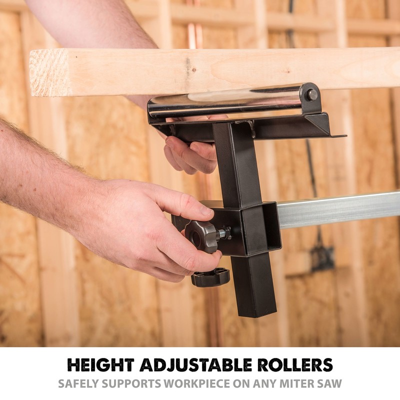 Evolution Universal Miter Saw Stand With Telescopic Arms and Folding Legs gallery