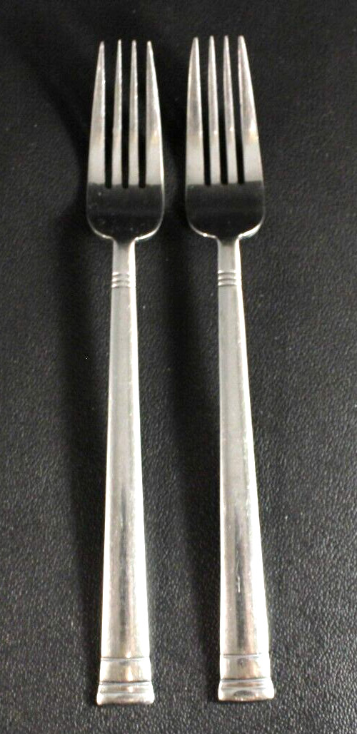 Oneida SUNNYBROOK Dinner Forks * Set of 2 * Stainless Signs of Normal Use 8 1/4" gallery