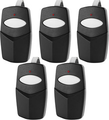 5-Pack DTC for Linear Delta 3 Garage Door Remote 8 DIP Switch Digit Gate Opener