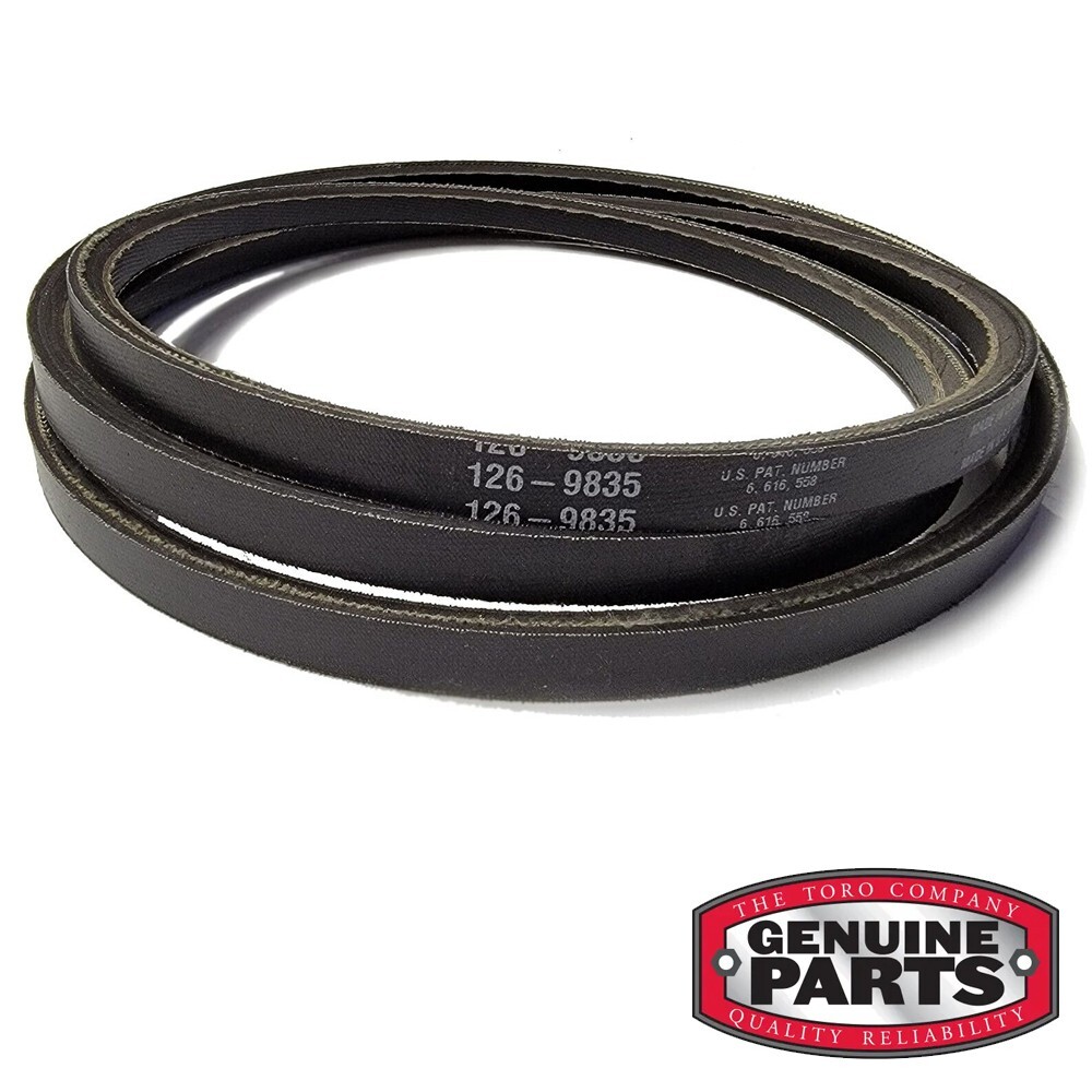 Genuine OEM Toro / Exmark 126-9835 Hydro V-Belt (Replaces 109-3388) gallery