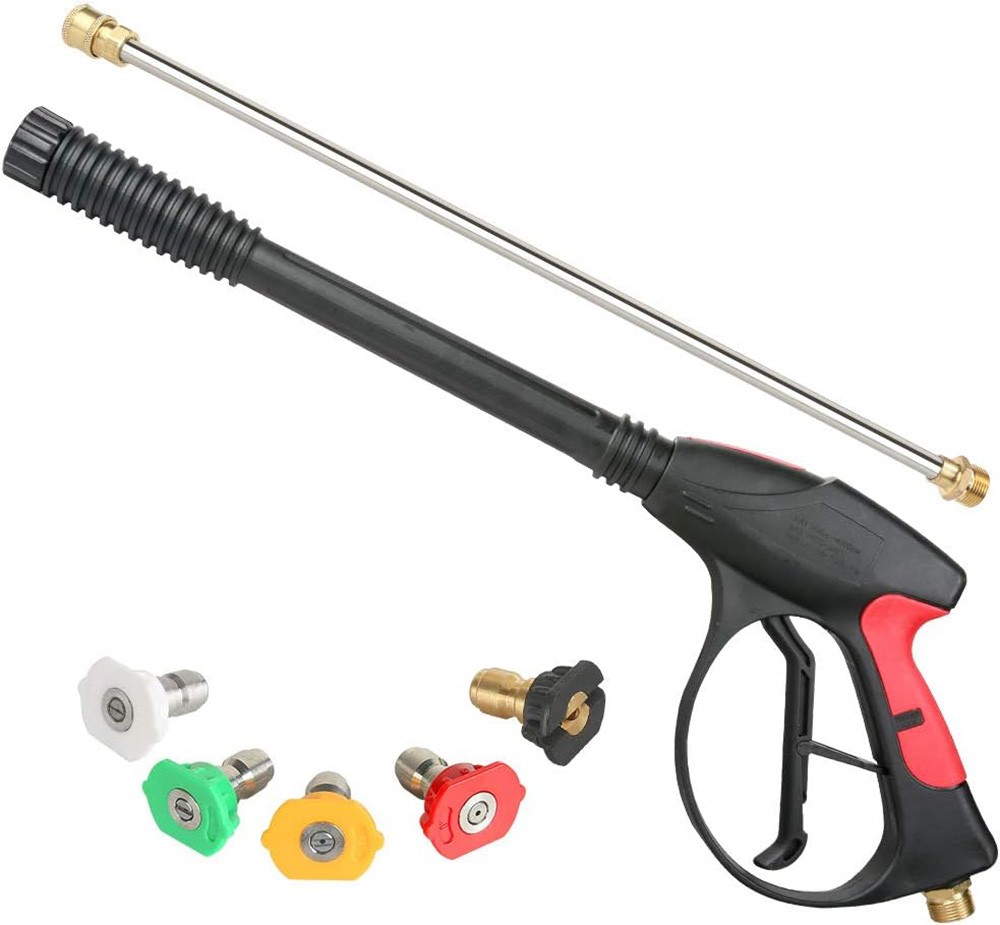 Power Washer Handheld Gun 4000PSI 19" Lance 5 Nozzles Fit Generac Simpson Excell gallery