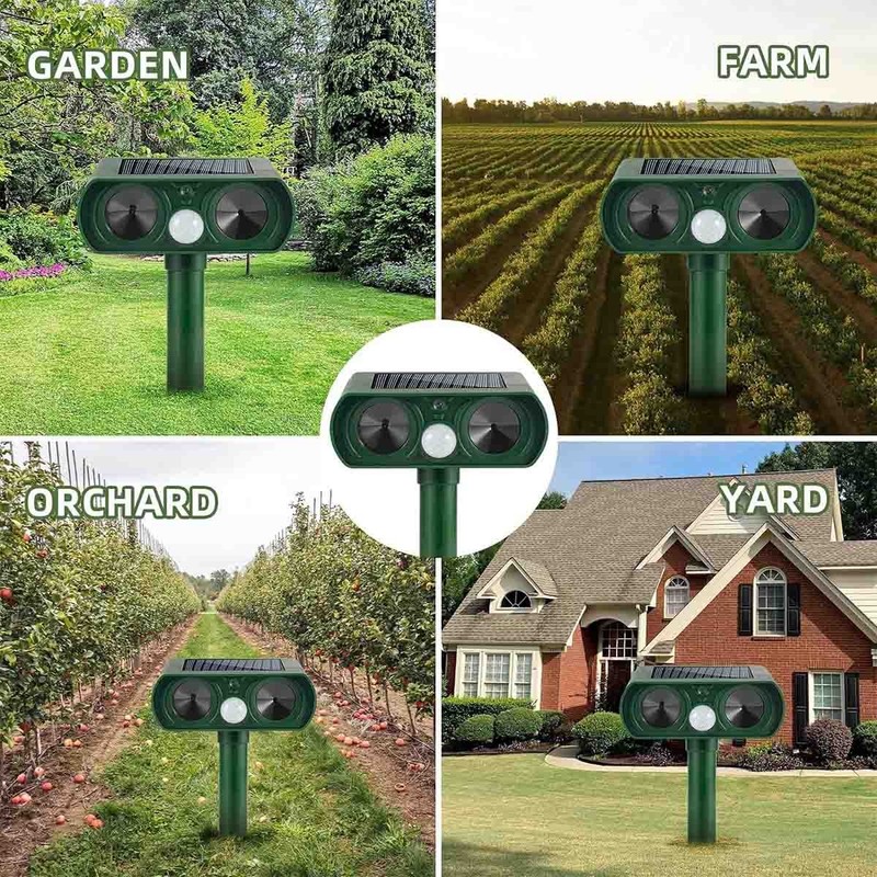 Ultrasonic animal repeller Motion Sensor Cat Deterrent Outdoor to Scare Fox gallery