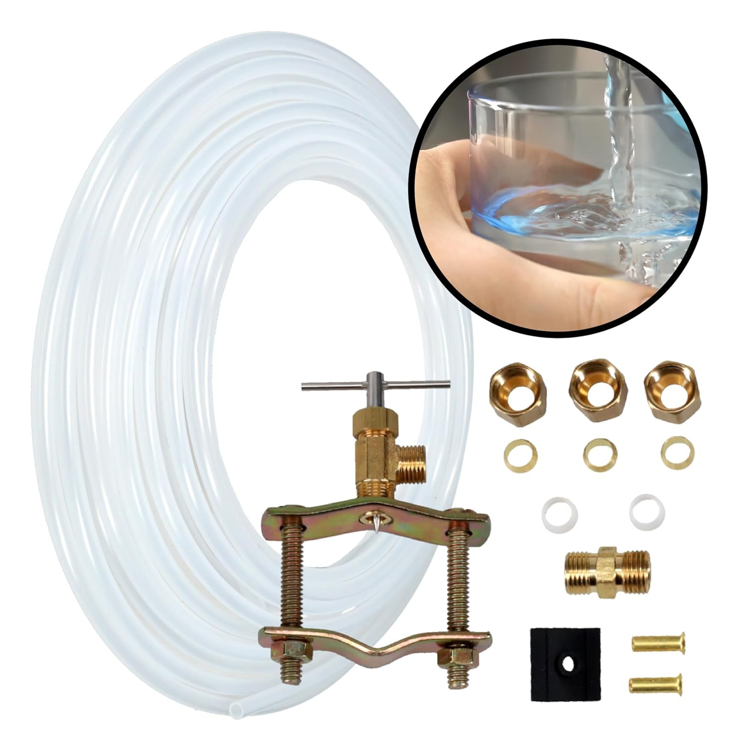 Ice Maker Supply Line and Humidifier Installation Kit for Refrigerators & Freez gallery