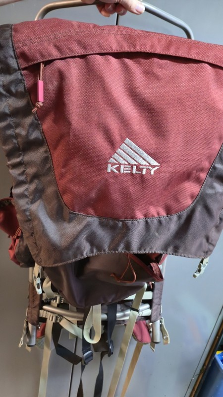 Kelty Trekker 65 Backpack Carrier Size Adjustable Red/Gray Size 3 4