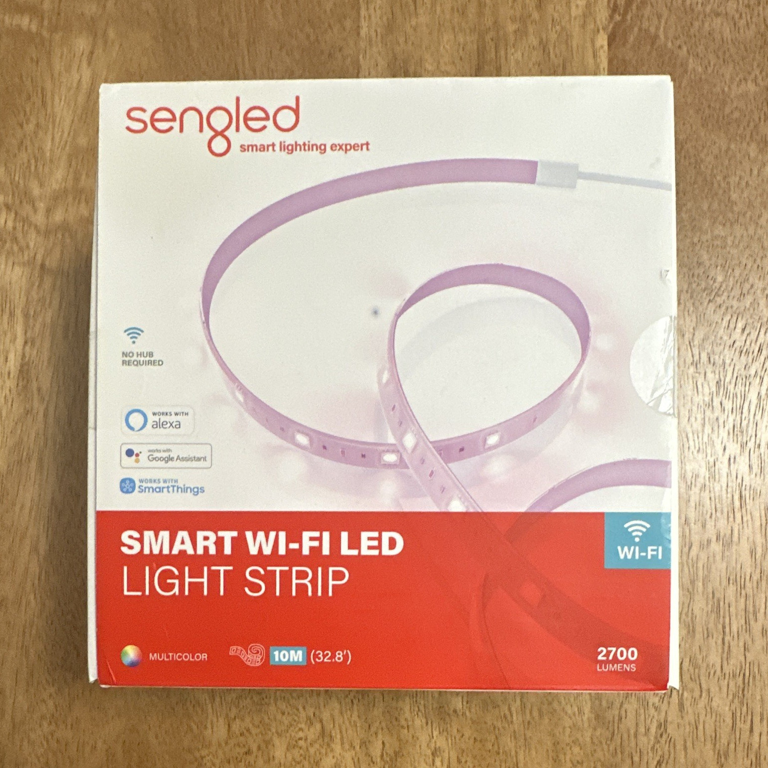 Sengled Smart Wi-Fi LED Light Strip 10m/32.8ft 2700lm Multicolor Dimmable gallery