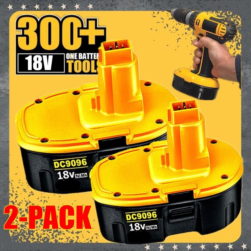 2-PACK 18V XRP NI-MH Battery For DeWALT 18 VOLT 4.8Ah DC9096 DC9098 DC9099 Tools gallery