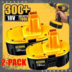2-PACK 18V XRP NI-MH Battery For DeWALT 18 VOLT 4.8Ah DC9096 DC9098 DC9099 Tools