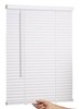 LOTUS & WINDOWARE Cordless Mini Blind, 1" Vinyl Slats, 39"Wx36"L Light Filtering gallery