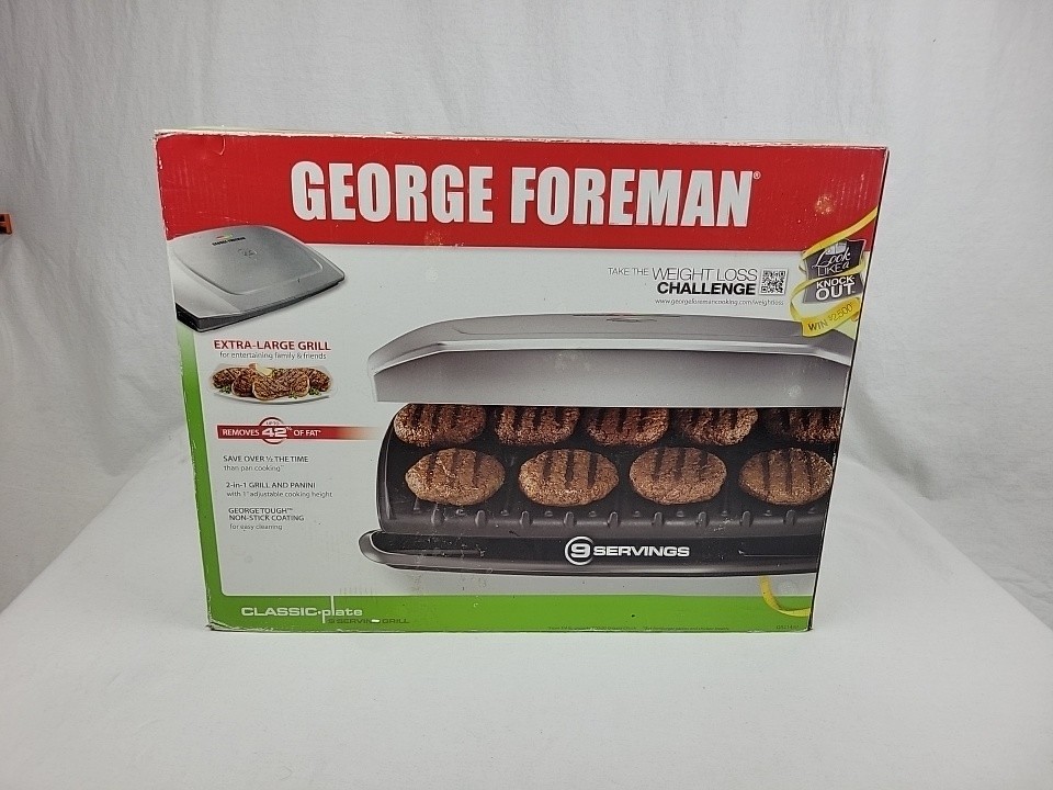 George Foreman 2 in 1 Panini & Grill Extra Large 144 Sq In Model GR2144P gallery