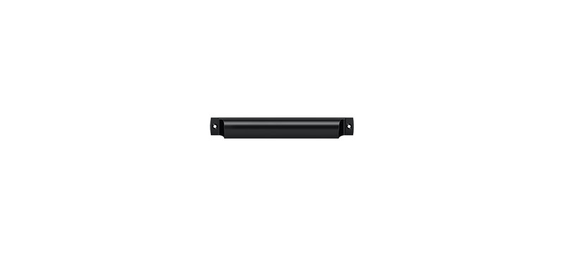 Deltana SHP70U19 Rectangular Shell Pull 7" in Black gallery