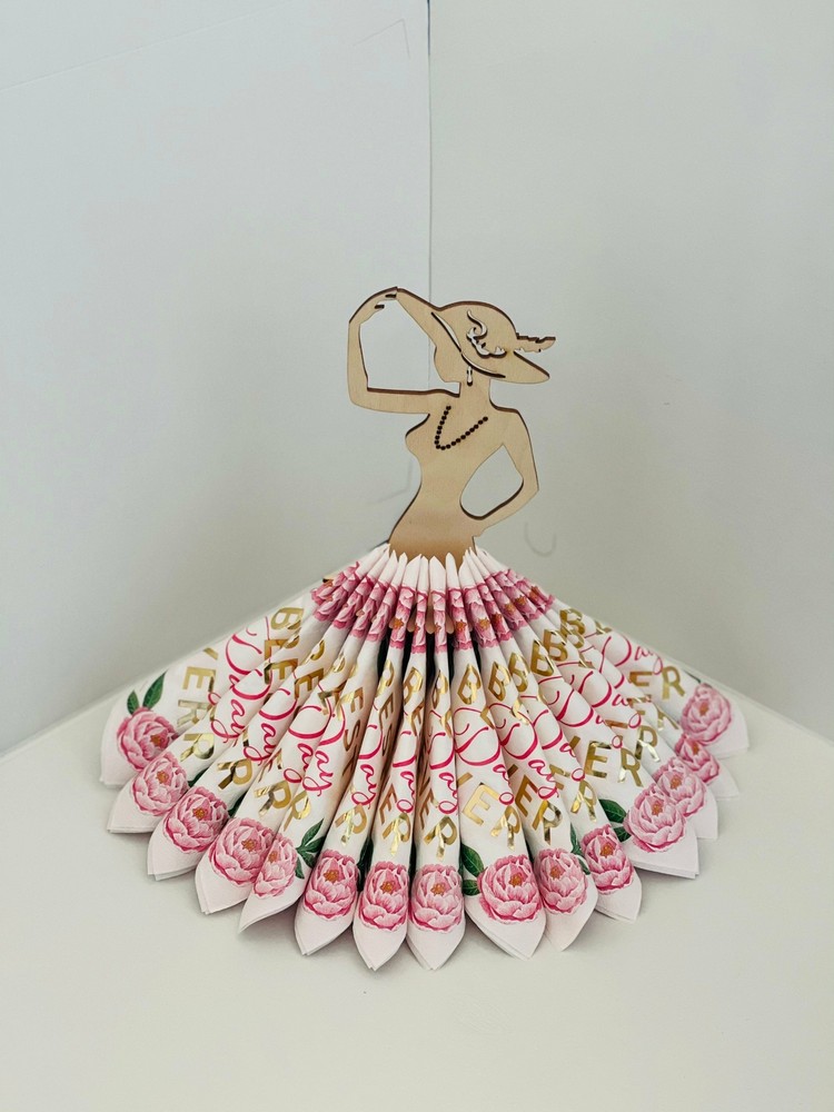 Napkin holder “ Lady “ 10”| table setting | Gift for her | Gift for Mother’s