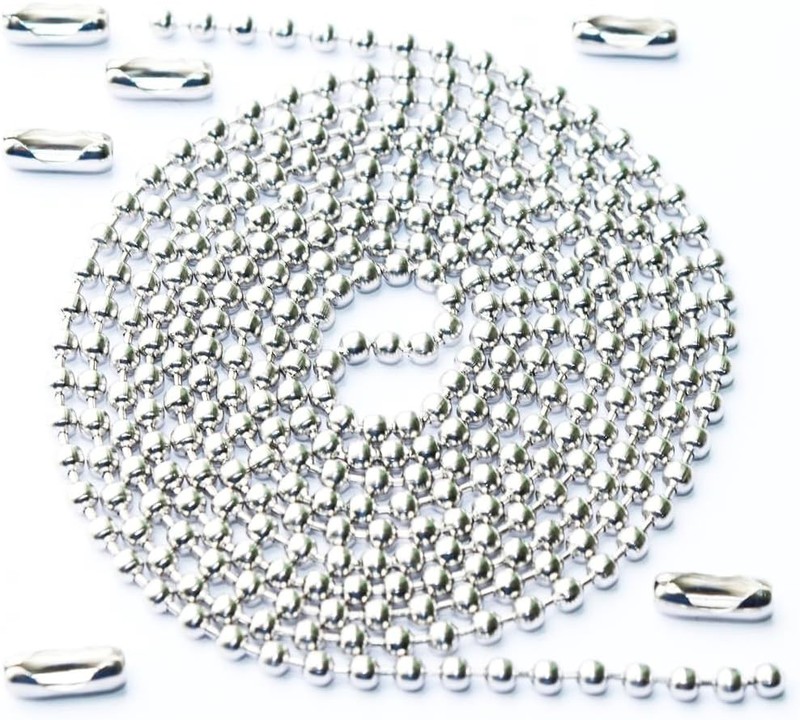 60 Inch Ceiling Fan Pull Chain Extension for Ceiling Fans and Lights, Stainless gallery