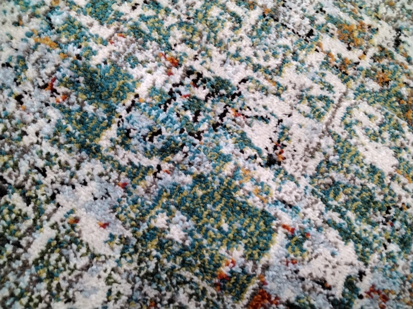 TURQUOISE 5' X 5' Square Back Stain Rug, Reduced Price 1172735628 MAD460Y-5SQ gallery