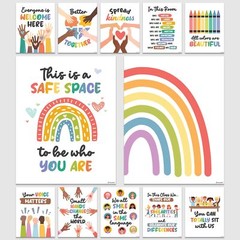 Decorably Diversity Posters for Classroom – 12 Inclusion Posters for Classroo…