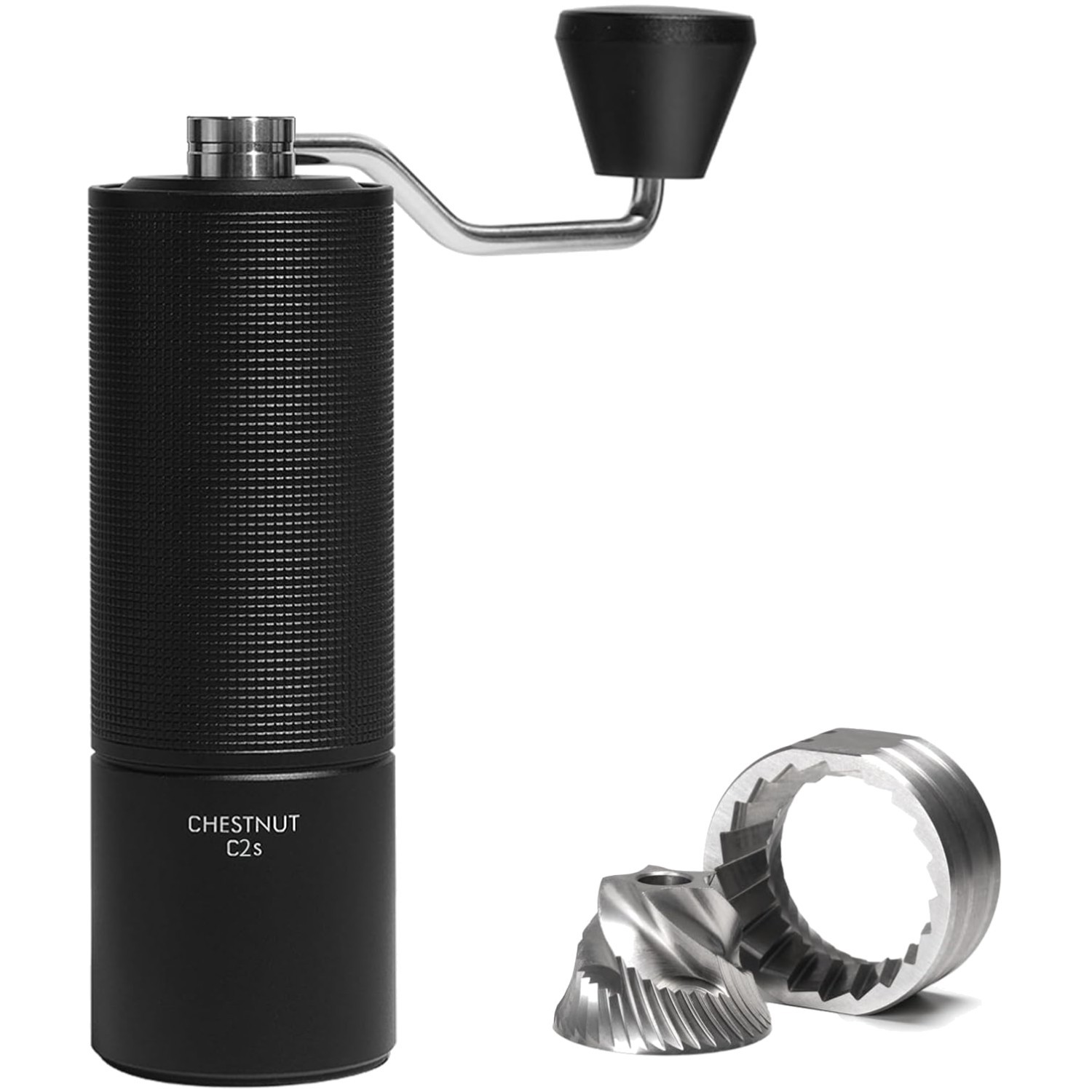 Compact Chestnut C2S Hand Coffee Grinder - Double Bearing for Precision Grinding gallery