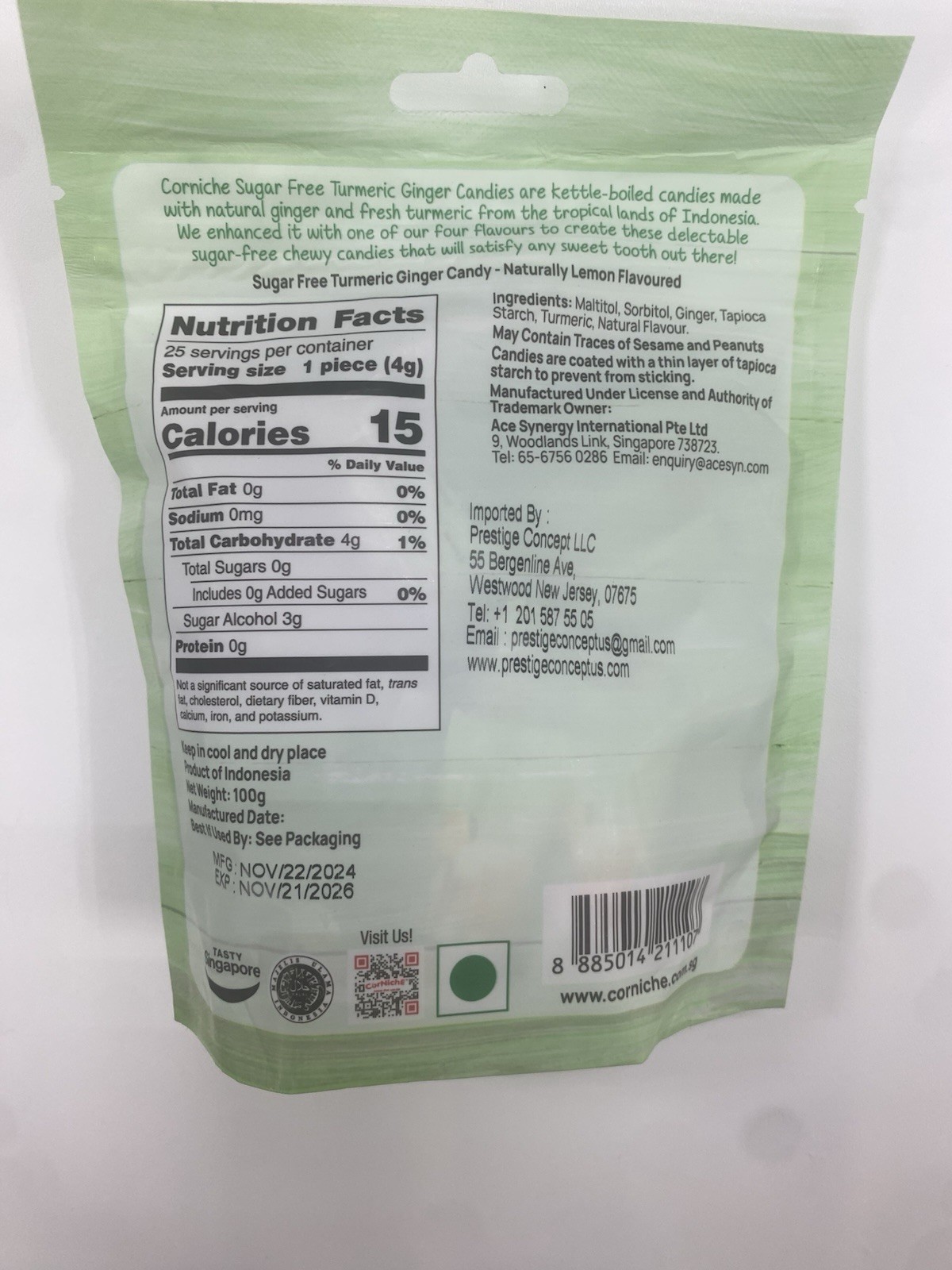Turmeric Ginger Hard Candy 3pack 3 Flavors, Lemon ,orange, And Mango. Sugar Free gallery