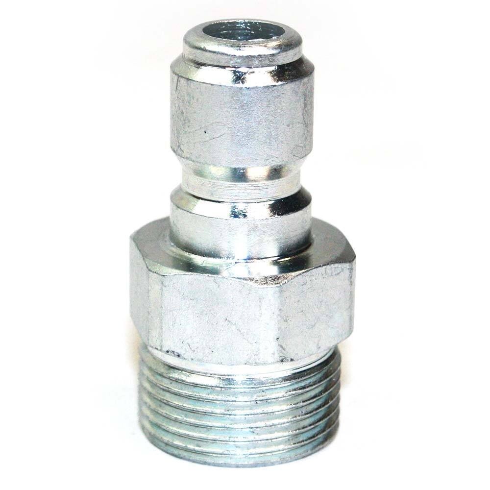Quick Connect Coupler Plug 3/8" Steel Plug x M22 Male Threads gallery