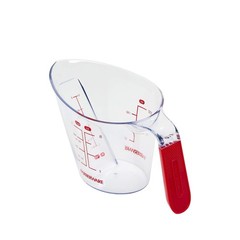 Farberware Pro Angled Measuring Cup, 1 Cup/8 fl. oz. – Red Markings & Handle