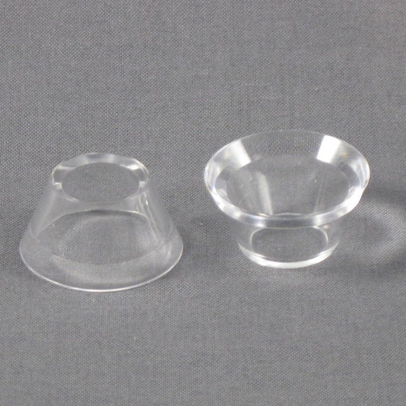 Reversible Cone Clear Acrylic Plastic Display Stands for Eggs Spheres Balls - 4 gallery