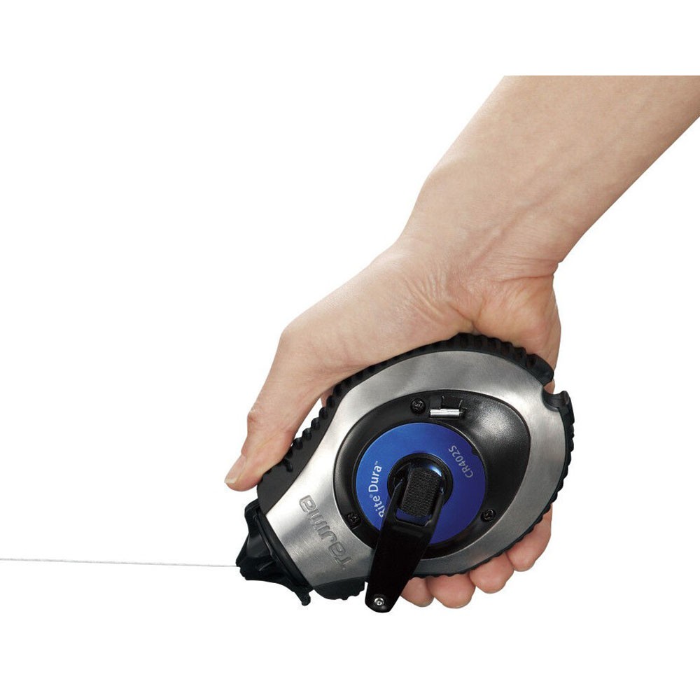 TAJIMA Chalk Line Chalk-Rite Chalk Box with Ultra-Thin 0.5mm Snap Line CR402S gallery