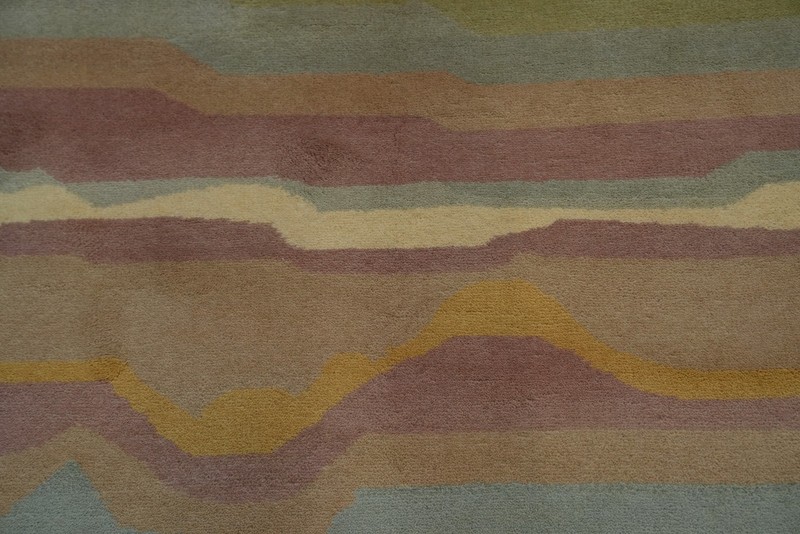 Handmade Contemporary Wool Carpet Vegetable Dye Gabbeh Style Area Rug 6x9 Ft gallery