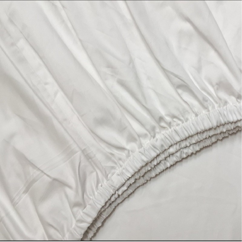 4 Piece Sheet Set Solid White 600 TC Egyptian Cotton Elasticised Deep Pocket gallery