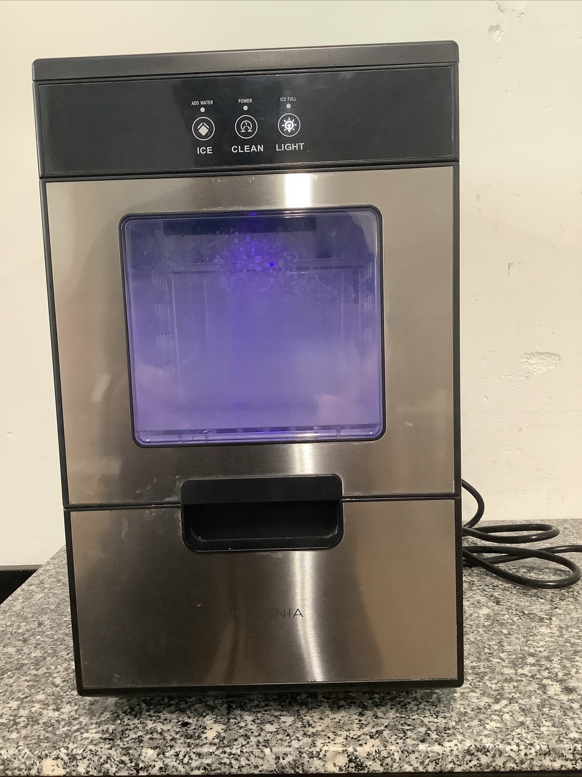 Insignia 44 Lb Portable Nugget Icemaker - Stainless NS-IMN44SS2 -FOR PARTS gallery