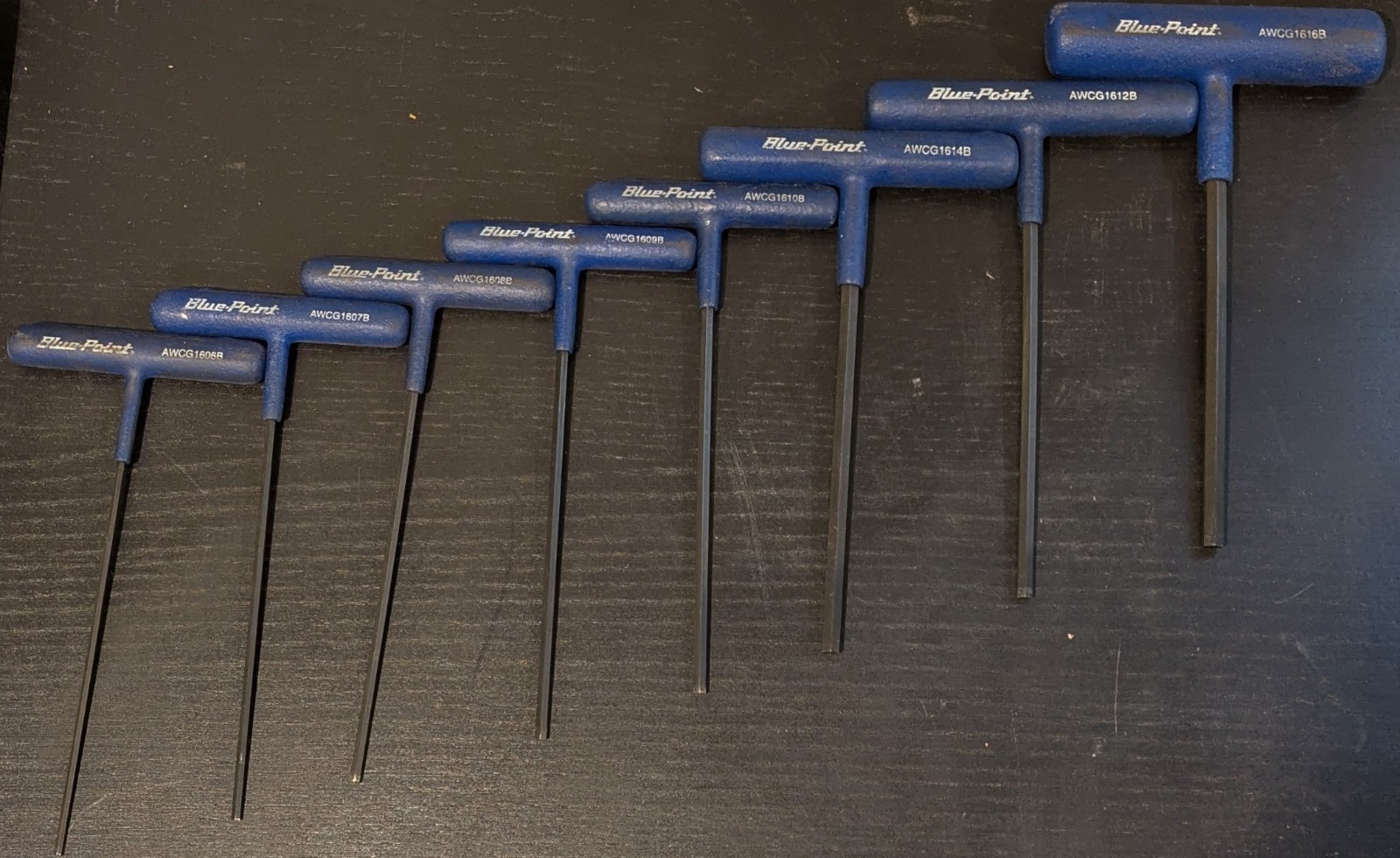 BLUE-POINT 8PC SAE Blue T-HANDLE HEX KEYS gallery