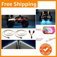 Universal LED Light Strip Kit for RC Fixed-Wing Aircraft – 2 Pieces Included
