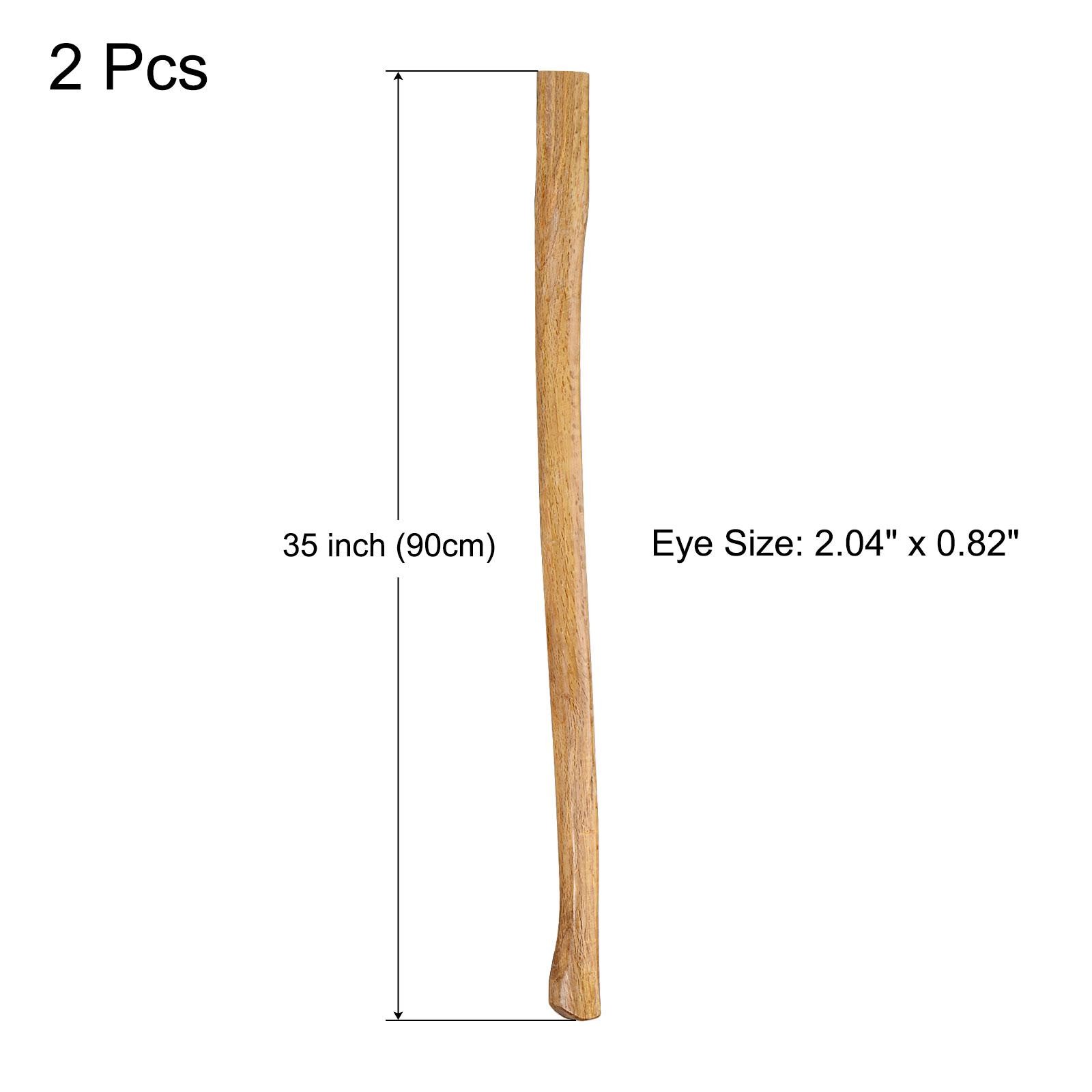 2 Pack 35 Inch Wood Long Handle Replacement for Axe Hammer Oval Eye Hardwood gallery