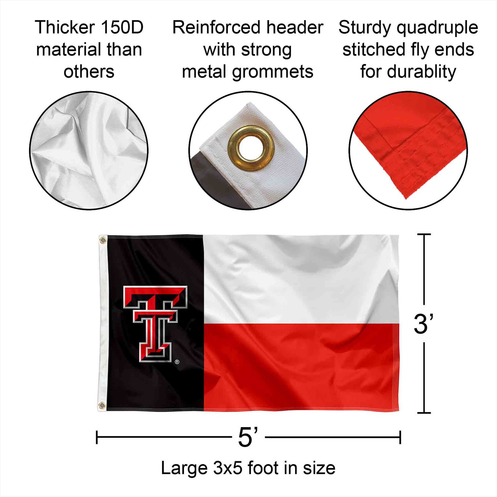 Texas Tech TX State Flag gallery