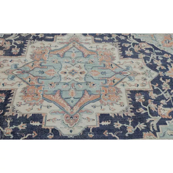Mohawk Home Tibetan Market Bazaar Collection Rug In Aqua - 6ft 3in x 10ft gallery