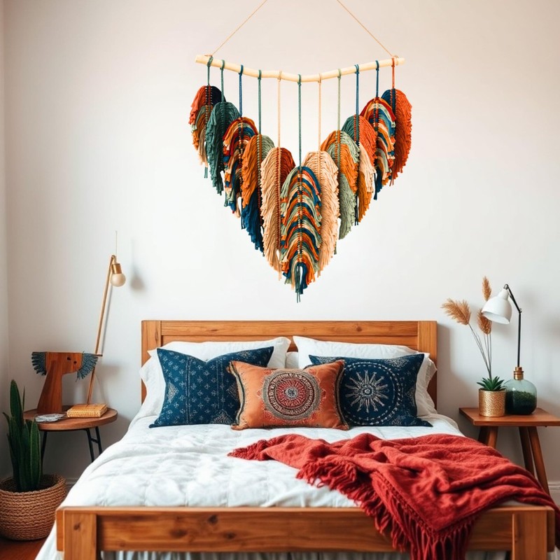 Boho Wall Decor - Large Macrame Wall Hanging - Boho Bedroom Decor - Tapestry ... gallery