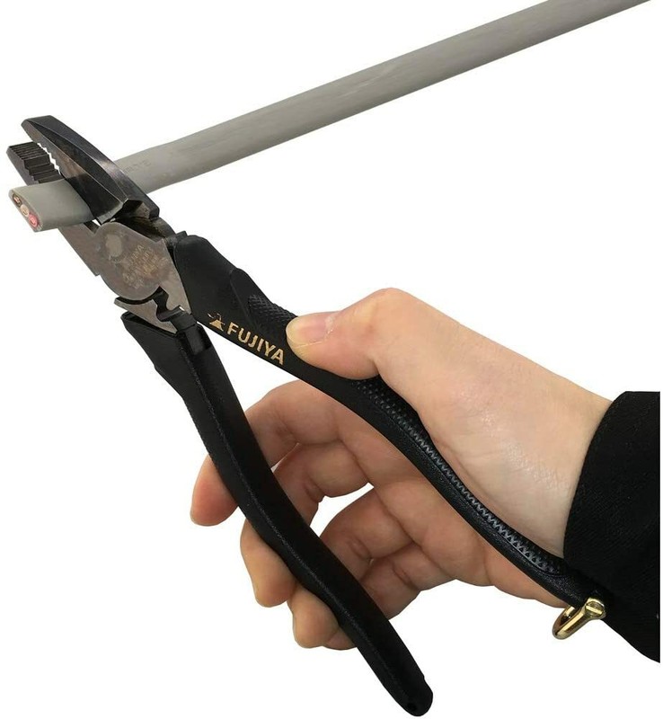 FUJIYA Tools, 3000N-200BG, High Leverage Side Cutting Pliers, Black & Gold gallery