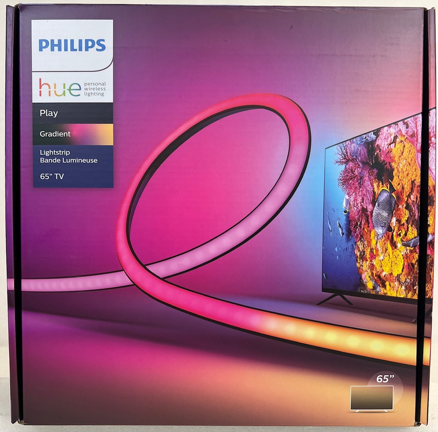 Philips Hue Play Gradient 560417 65" Color-Changing LED Lightstrip -FREE S/H gallery