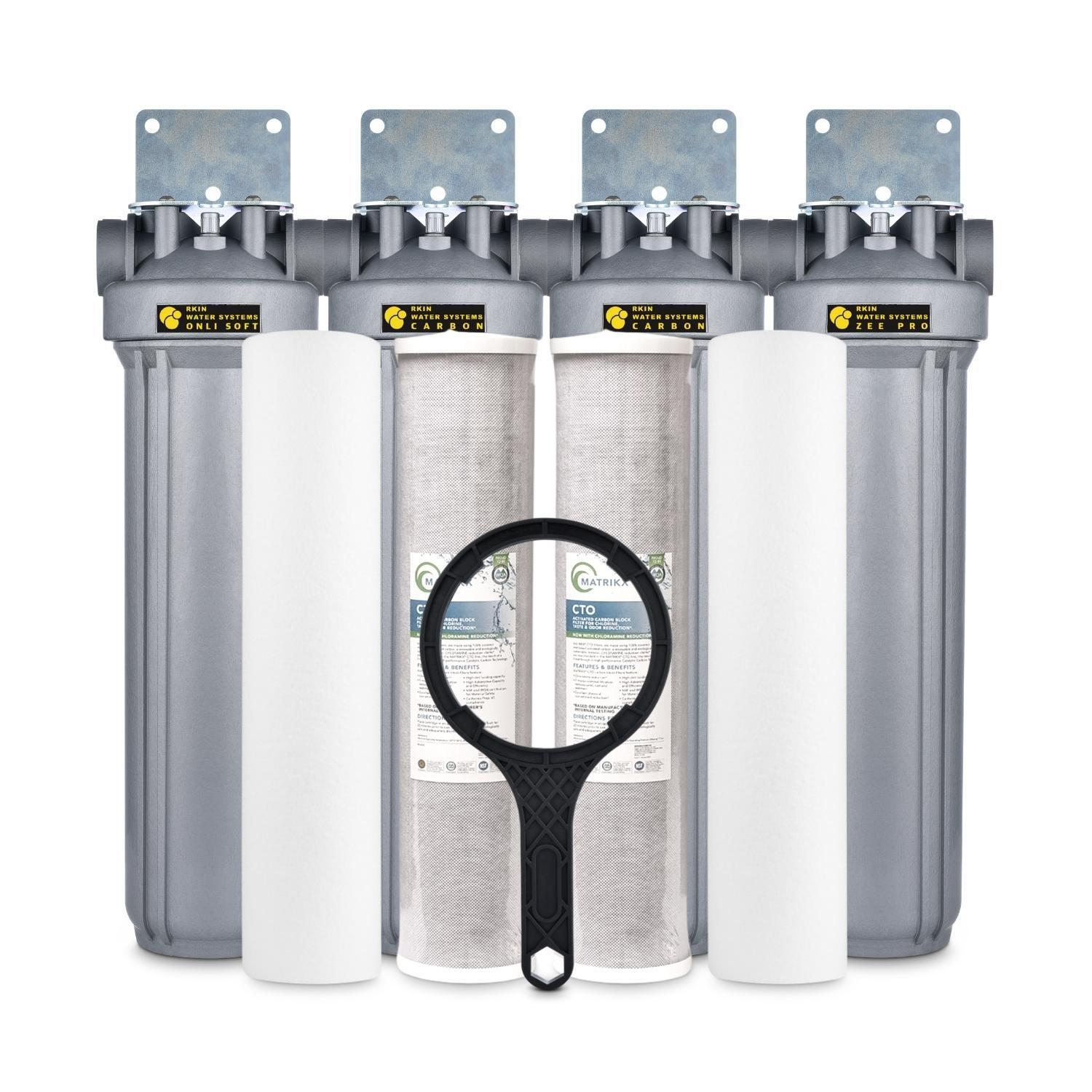CBS OnliSoft Salt-Free Water Softener Whole House Water Treatment System gallery