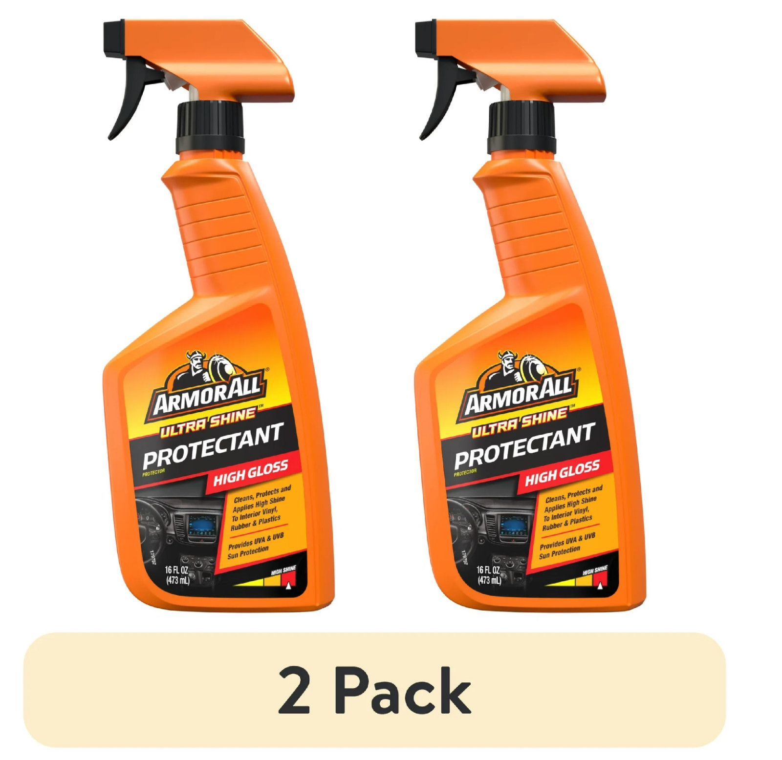 (2 pack) Armor All Ultra Shine Protectant Car Cleaning Spray - 16 fl oz gallery