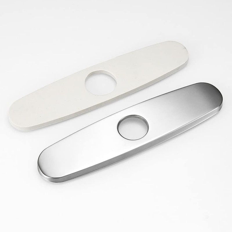 Hole Cover Deck Plate Escutcheon for Bathroom or Kitchen Sink Faucet Single H... gallery