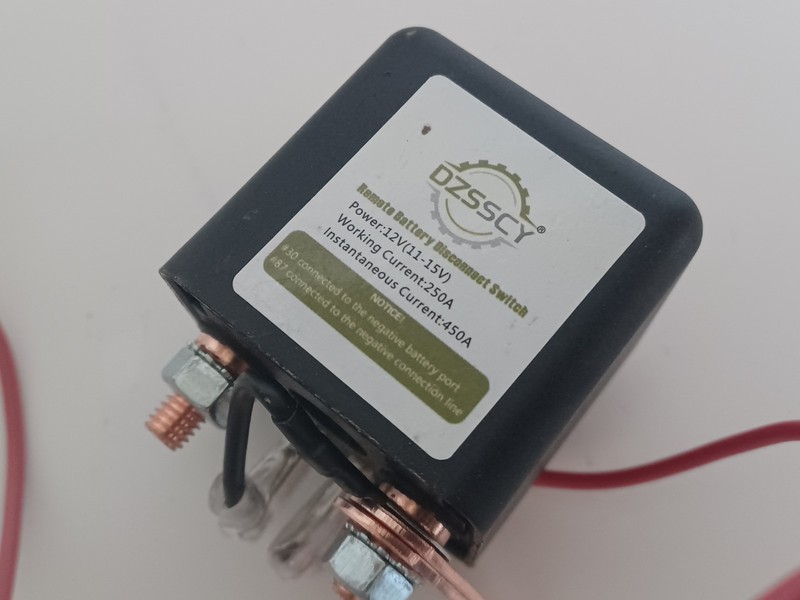 Battery Disconnect Switch Remote Control Anti Theft Kill Switch for Car Truck RV gallery