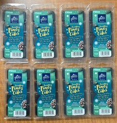 Glade Wax Melts Twinkling Pine & Cedar, 8 Packs of 8 , 64 Wax Melts in Total.