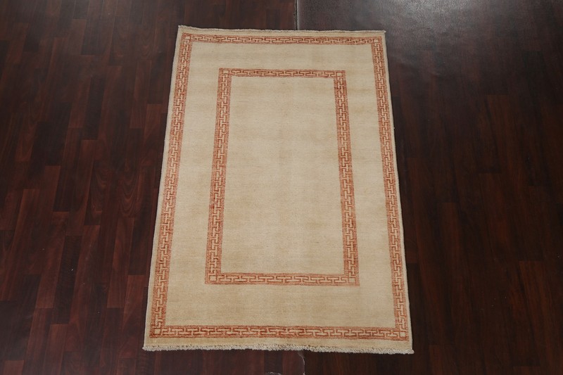 Black Friday Blowout Bordered Gabbeh Kashkoli Hand-knotted Oriental Area Rug 4x6 gallery