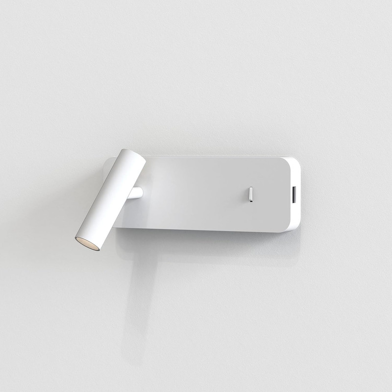 Enna Surface USB Indoor Reading Light (Matt White) - Dry Rated - High Power LED gallery