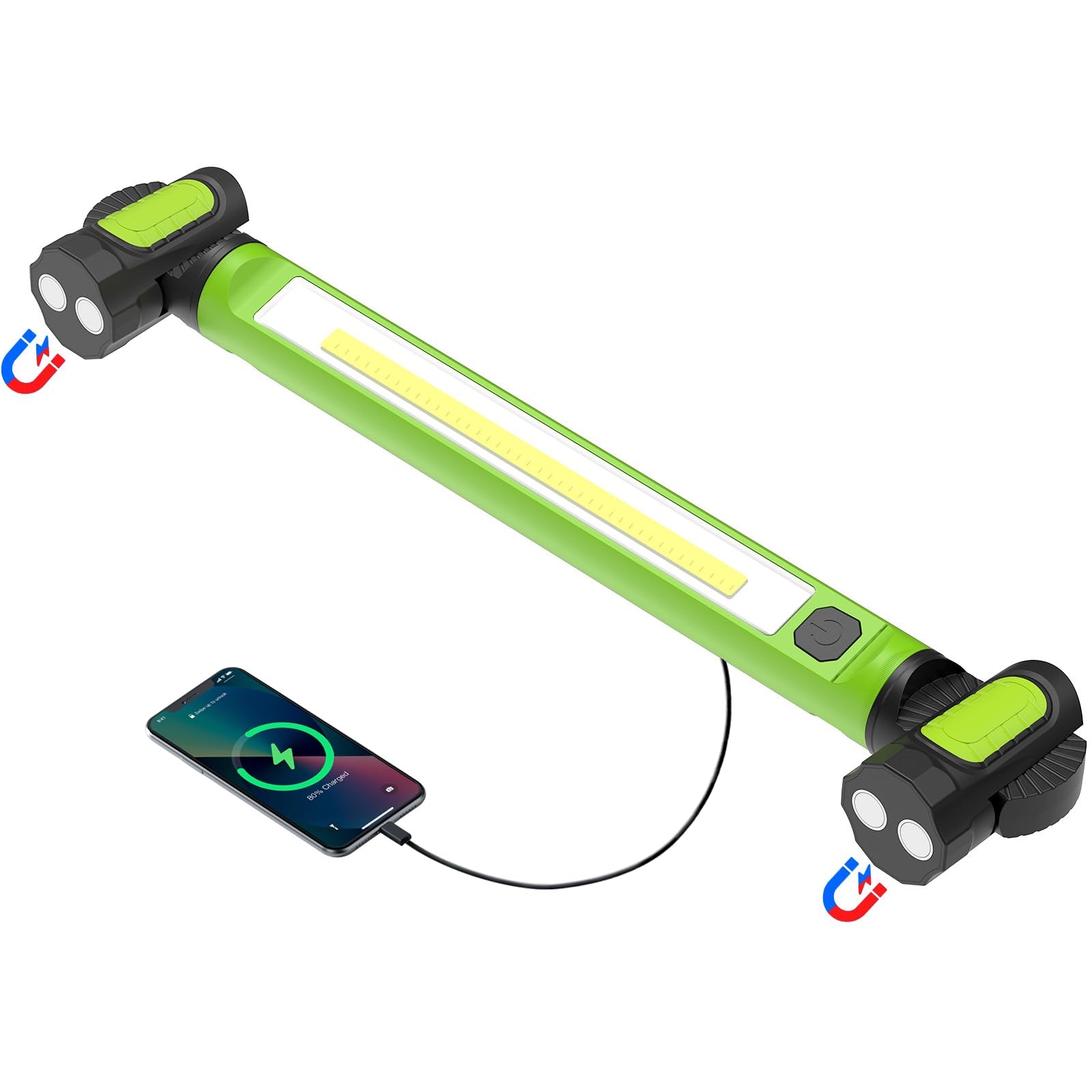 Mechanic Work Light, 3000LM Magnetic Work Lights, 5200mAh Rechargeable LED Wo... gallery