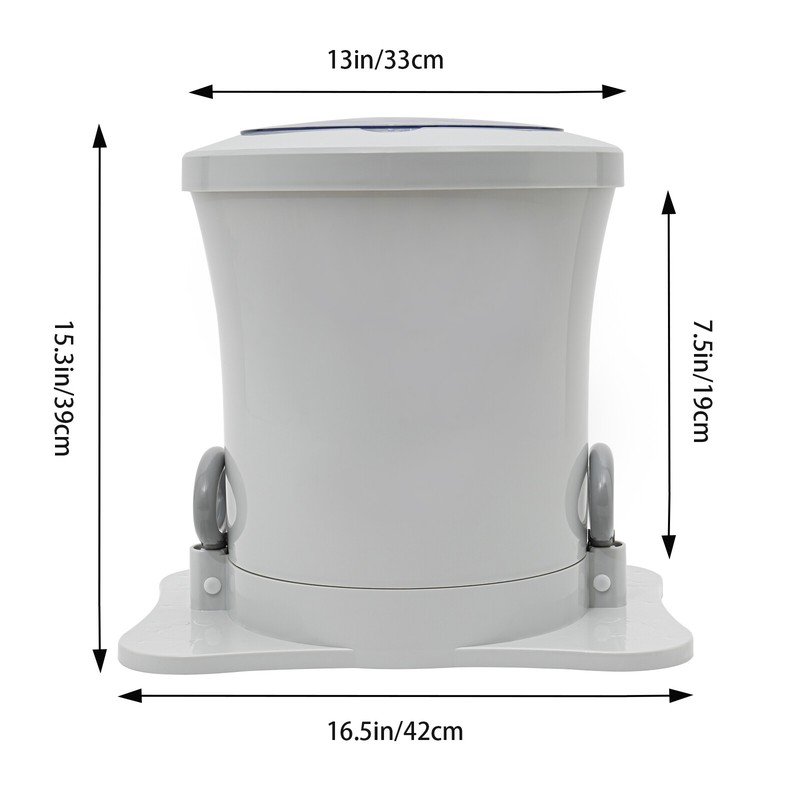 Portable Mini Manual Dehydrator Washing Machine Compact Washer Spin Dryer Barrel gallery
