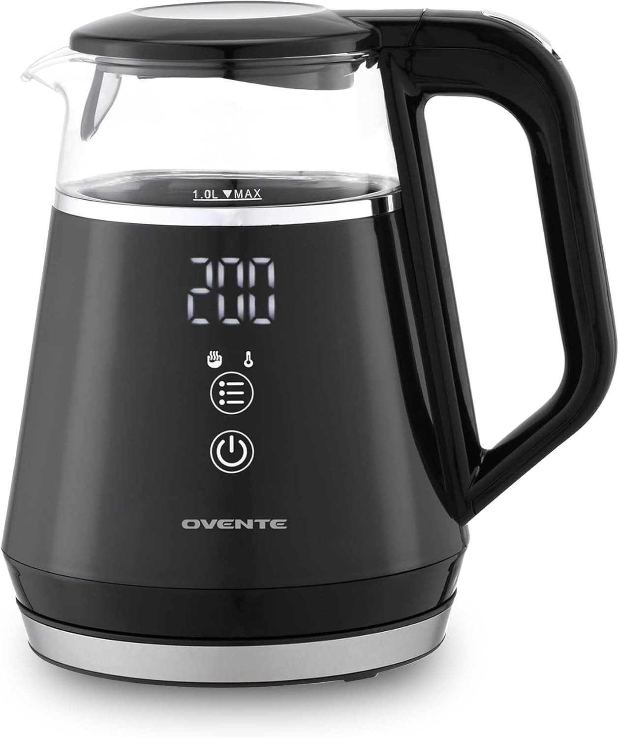1L Small Electric Kettle with 5 Temperature Preset, Digital Display, 5Hr Keep gallery