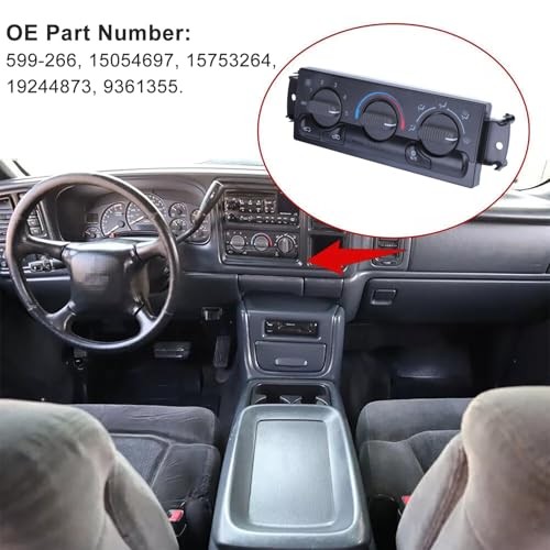 A/C Heater Air Conditioning Switch Climate Control Module Panel for Chevy gallery