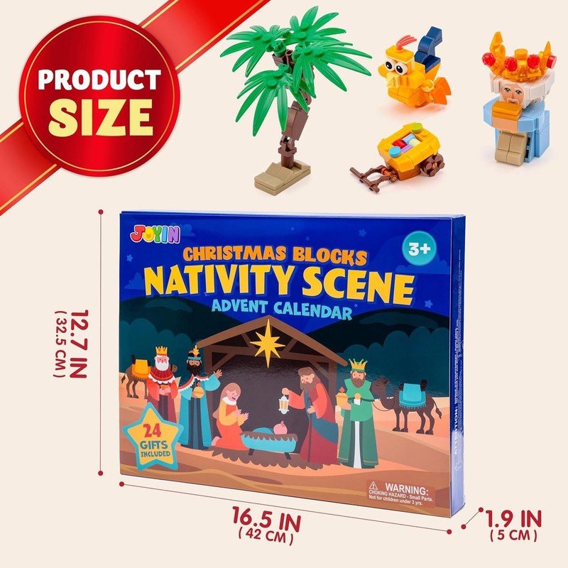 Creative Countdown to Christmas: Nativity Building Blocks Advent Calendar 2025 gallery