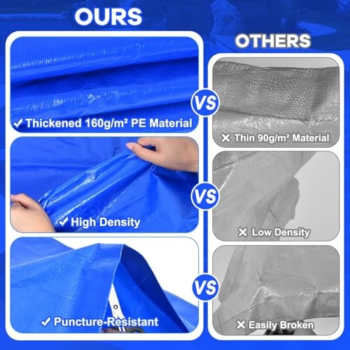 15 FT Round Pool Pad Tarp for Under Pool Liner Pad Under Pool Mat Round 15 FT gallery
