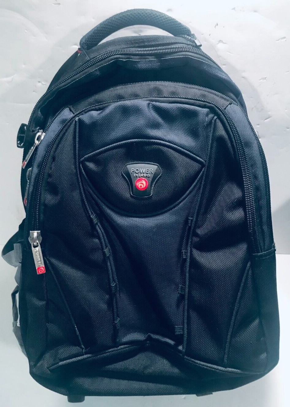 Power in Eavas Backpack -Blue and Black with wheels