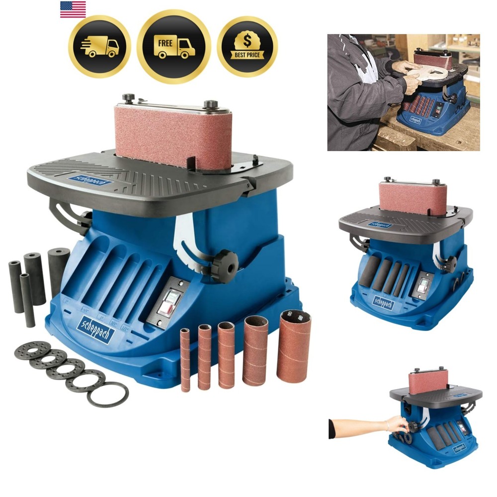Oscillating Sander | Power 450W | Spindle Ø13/19/26/38/51 mm | Tilt up to 45°...
